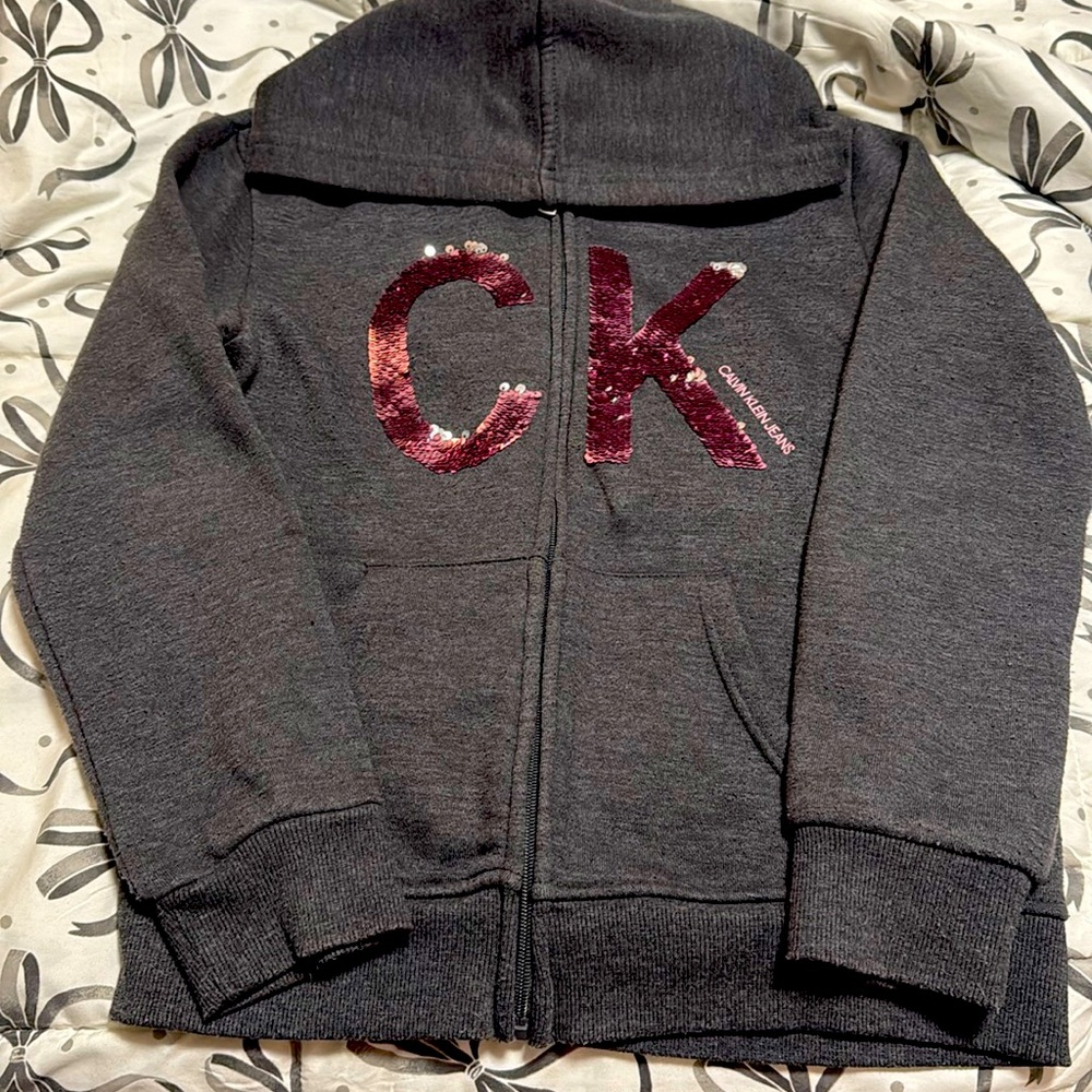 Calvin Klein Zip Up Hoodie Kids 12/14